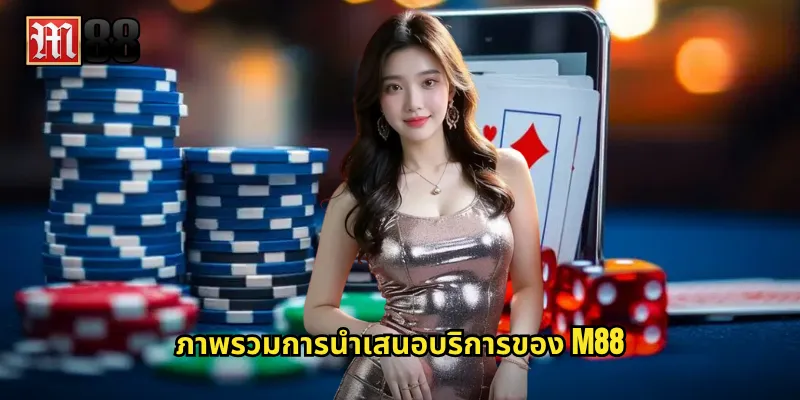 ภาพรวมการนำเสนอบริการของ M88